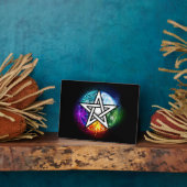 Plaque Photo pentagramme du Wiccan (Côté)