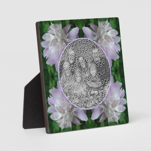Plaque Photo Peony Flower Nature Créez votre propre photo (Recto)