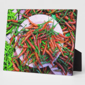 Plaque Photo Peppers à l'oeil d'oiseaux (Côté)