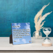 Plaque Photo Père céleste (Insitu)