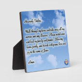 Plaque Photo Père céleste (Recto)