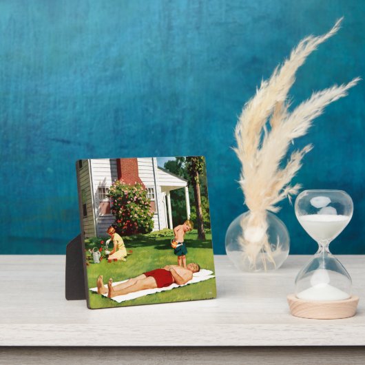 Plaque Photo Père de l'arrosage (Insitu)