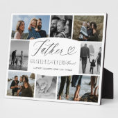 Plaque Photo Père Grateful pour chaque instant Collage photo (Côté)