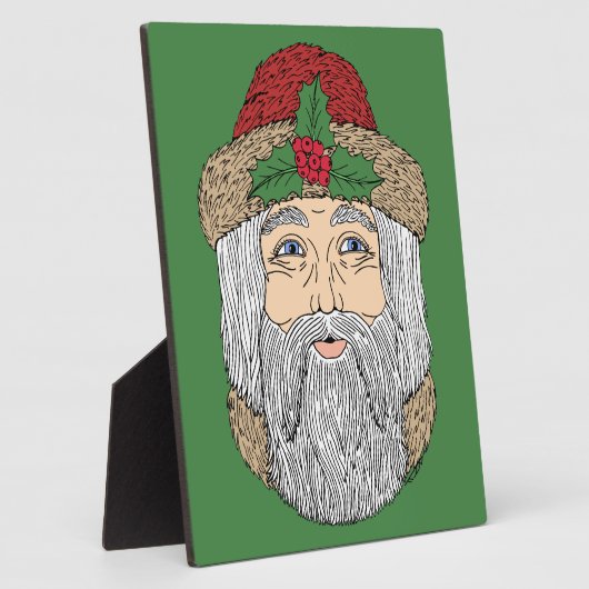 Plaque Photo Père Noël (Côté)