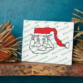 Plaque Photo Père Noël (Côté)