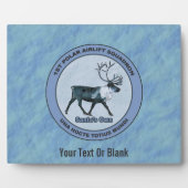 Plaque Photo Père Noël 1er Polar Airlift Sqdn - Subduit (Devant)