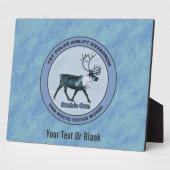 Plaque Photo Père Noël 1er Polar Airlift Sqdn - Subduit (Côté)