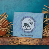 Plaque Photo Père Noël 1er Polar Airlift Sqdn - Subduit (Côté)