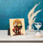 Plaque Photo Père Noël au monde (Insitu)