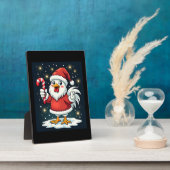 Plaque Photo Père Noël Chicken Joy (Côté)