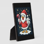 Plaque Photo Père Noël Chicken Joy (Côté)