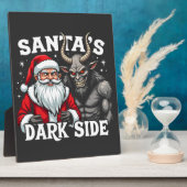 Plaque Photo Père Noël Dark Side Christmas Evil Krampus (Côté)