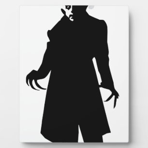 Plaque Photo père Noël nosferatu