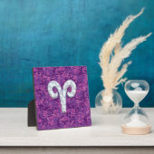 Plaque Photo Perle comme Aries Symbole Zodiaque Camouflage numé (Insitu)