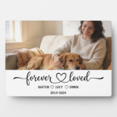Plaque Photo Personalized Dog Mom with Custom Name | Happy  (Devant)