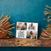 Plaque Photo Personalized Dog Mom with Custom Name | Happy (Côté)