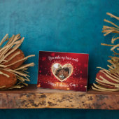 Plaque Photo Personalized Heart Photo Frame (Côté)