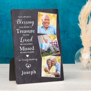 Plaque Photo Personalized Memorial Poem Sympathy 3 Photo 