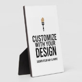 Plaque Photo Personalized Minimalist Custom Company Branded (Côté)