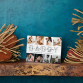 Plaque Photo Personnalisation moderne DADDY - Collage photo de  (Côté)