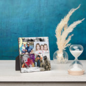 Plaque Photo Personnalisé 5 Photos Abstrait noir et blanc (Insitu)