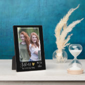 Plaque Photo Personnalisé Meilleures Amis Soeur Citation Photo (Côté)