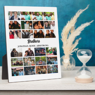 Plaque Photo Personnalisé Meilleurs Amis Forever Brothers Photo