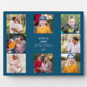 Plaque Photo Personnalisé Nous t'aimons Grand-Père Photo Collag (Devant)