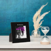 Plaque Photo Personnalisé PAS AUJOURD'HUI SATAN (Insitu)