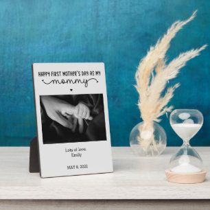 Plaque Photo Personnalisé Première Fête des Mères Photo Cute Mi