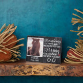 Plaque Photo Personnalisé Se Souvenant De Vous Citation Commémo (Côté)