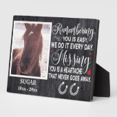 Plaque Photo Personnalisé Se Souvenant De Vous Citation Commémo (Côté)