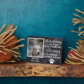 Plaque Photo Personnalisé Se Souvenant De Vous Citation Commémo (Côté)