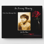 Plaque photo personnalisée (Devant)