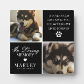 Plaque Photo Personnalisée Moderne de Mémoire pour (Devant)