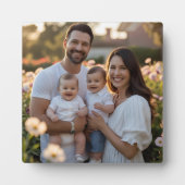 Plaque photo personnalisée Tabletop avec Easel (Devant)