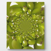 Plaque Photo Personnaliser verte (Devant)