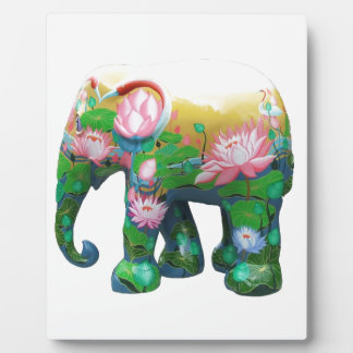 Plaque Photo Personnalisez les fleurs animales de l'Afrique de 