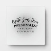 Plaque Photo Personnalisez-vous (Devant)