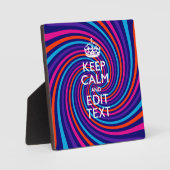 Plaque Photo Personnalize Your Keep (Recto)