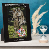 Plaque Photo Personne Ne Revient Jamais Du Vietnam (Côté)