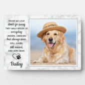 Plaque Photo Perte d'animal de compagnie cadeau Sympathy Citati (Devant)