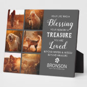 Plaque Photo Perte d'animal de compagnie - Collage photo commém (Côté)