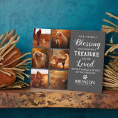 Plaque Photo Perte d'animal de compagnie - Collage photo commém (Côté)