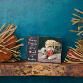 Plaque Photo Perte d'animal de compagnie commémoratif personnal (Côté)