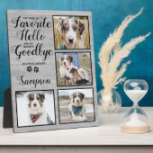 Plaque Photo Perte personnalisée de l'animal de compagnie Photo (Côté)