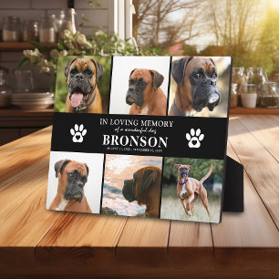 Plaque Photo Pet Memorial 6 x Photo In Love Memory