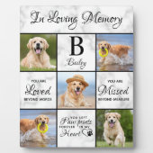 Plaque Photo Pet Memorial Animaux de compagnie Perdre Keepsaké  (Devant)