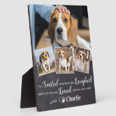 Plaque Photo Pet Memorial Animaux de compagnie perte cadeau per (Côté)