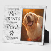 Plaque Photo Pet Memorial Marble Photo Frame (Côté)